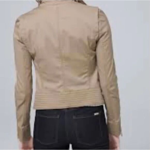 EUC White House Black Market Zip Front Military Jacket 10 - Picture 3 of 13